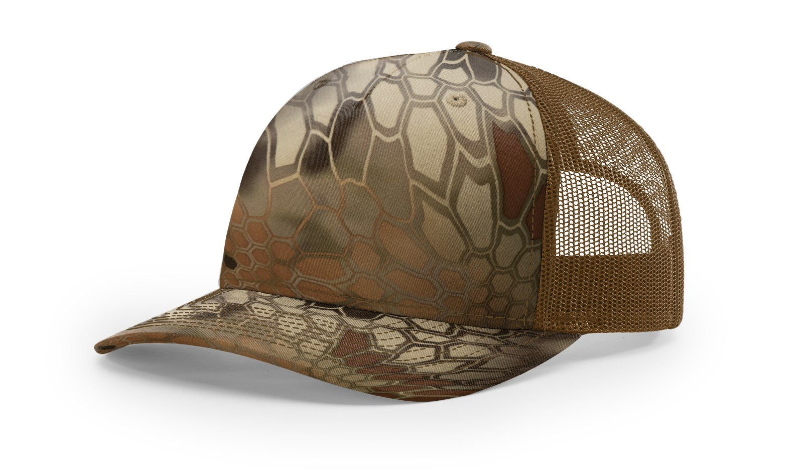RICHARDSON PRINTED FIVE PANEL TRUCKER KRYPTEK