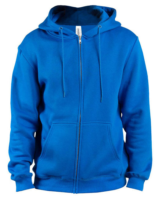 Threadfast Apparel Unisex Ultimate Fleece Full-Zip Hooded Sweatshirt