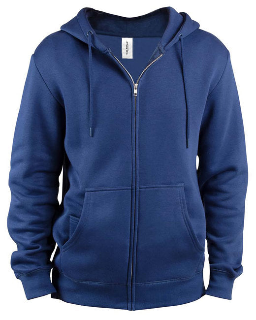 Threadfast Apparel Unisex Ultimate Fleece Full-Zip Hooded Sweatshirt