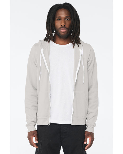 Bella + Canvas Unisex Sponge Fleece Full-Zip Hooded Sweatshirt