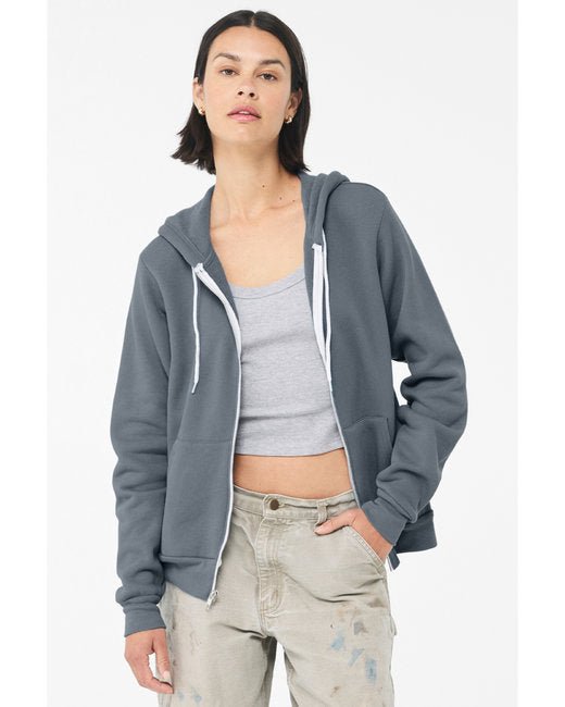 Bella + Canvas Unisex Sponge Fleece Full-Zip Hooded Sweatshirt