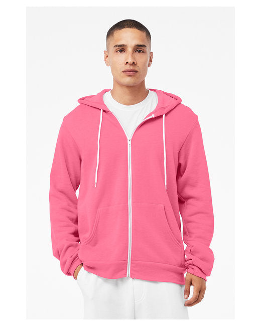 Bella + Canvas Unisex Sponge Fleece Full-Zip Hooded Sweatshirt