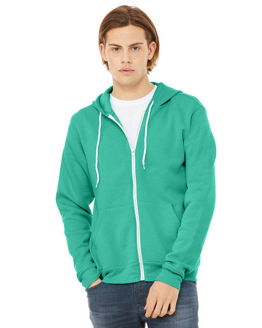 Bella + Canvas Unisex Sponge Fleece Full-Zip Hooded Sweatshirt