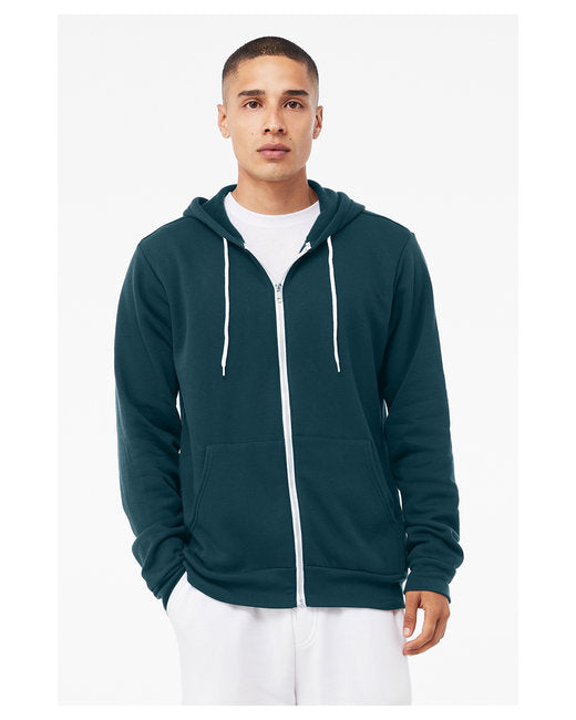 Bella + Canvas Unisex Sponge Fleece Full-Zip Hooded Sweatshirt