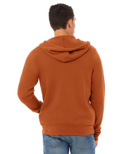 Bella + Canvas Unisex Sponge Fleece Full-Zip Hooded Sweatshirt
