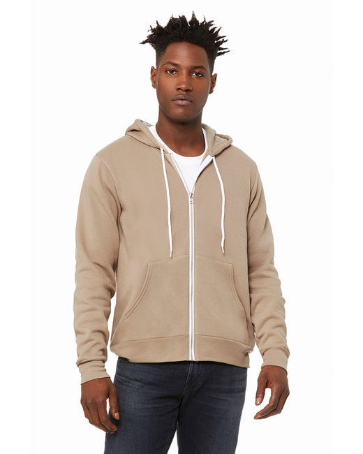 Bella + Canvas Unisex Sponge Fleece Full-Zip Hooded Sweatshirt