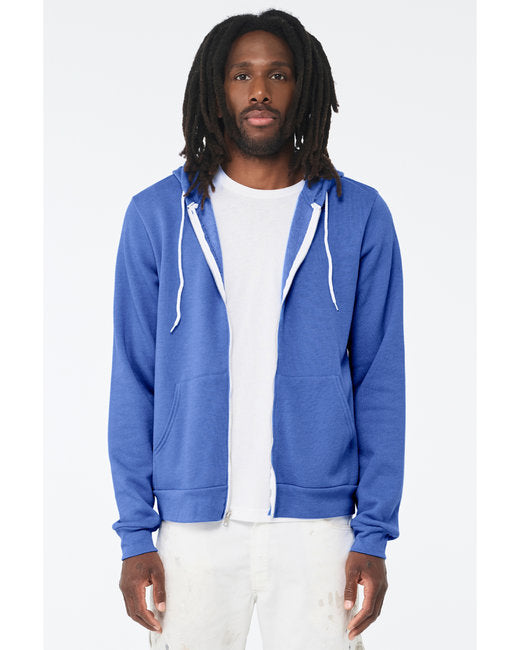 Bella + Canvas Unisex Sponge Fleece Full-Zip Hooded Sweatshirt