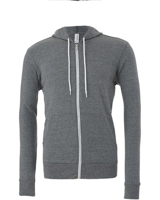 Bella + Canvas Unisex Sponge Fleece Full-Zip Hooded Sweatshirt