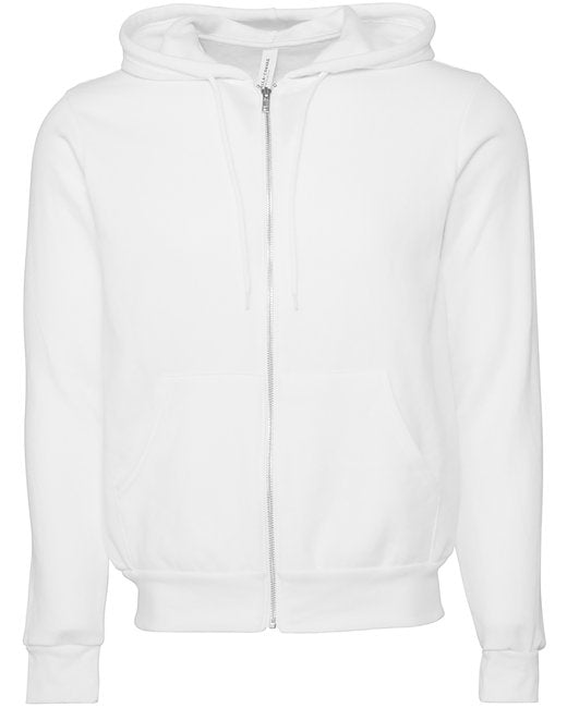 Bella + Canvas Unisex Sponge Fleece Full-Zip Hooded Sweatshirt