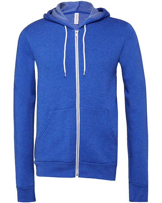 Bella + Canvas Unisex Sponge Fleece Full-Zip Hooded Sweatshirt