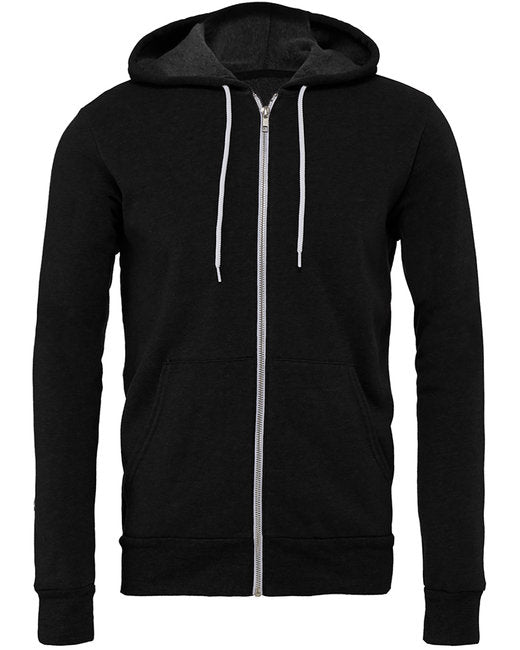 Bella + Canvas Unisex Sponge Fleece Full-Zip Hooded Sweatshirt