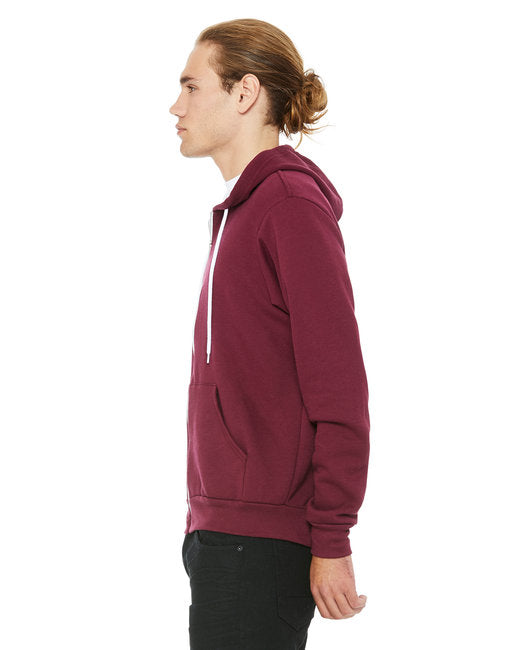 Bella + Canvas Unisex Sponge Fleece Full-Zip Hooded Sweatshirt