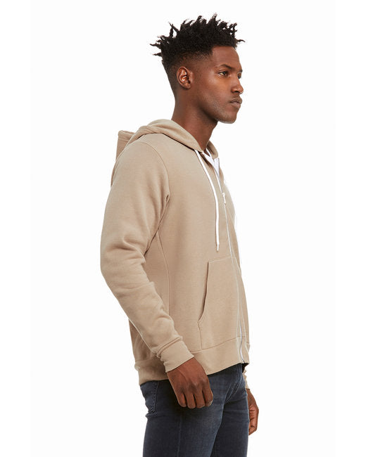 Bella + Canvas Unisex Sponge Fleece Full-Zip Hooded Sweatshirt