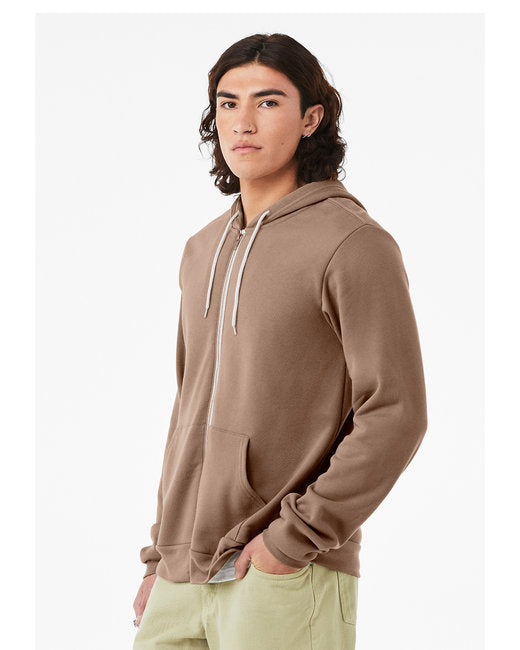 Bella + Canvas Unisex Sponge Fleece Full-Zip Hooded Sweatshirt