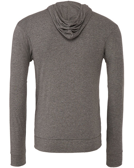 Bella + Canvas Unisex Triblend Full-Zip Lightweight Hoodie