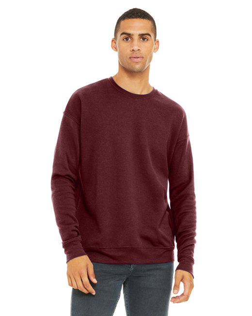 Bella + Canvas Unisex Drop Shoulder Fleece Crew Sweatshirts