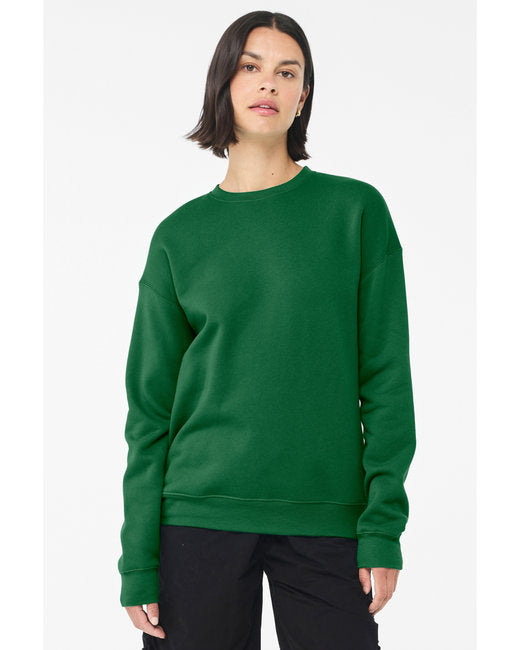 Bella + Canvas Unisex Drop Shoulder Fleece Crew Sweatshirts