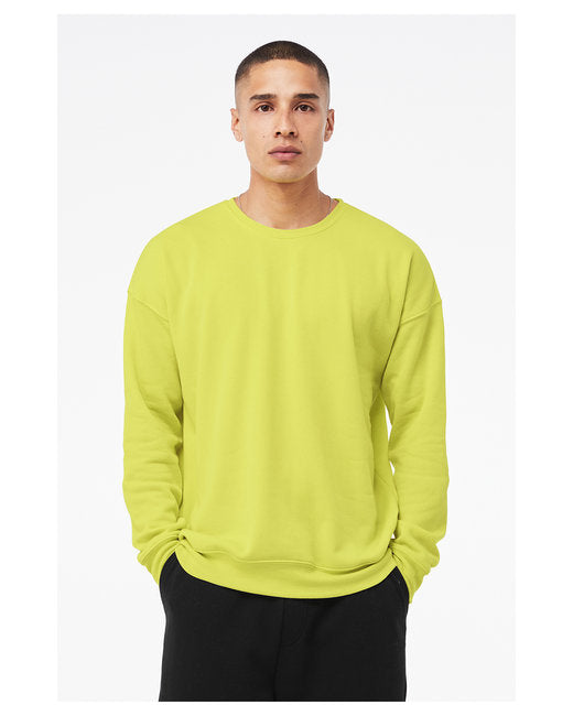Bella + Canvas Unisex Drop Shoulder Fleece Crew Sweatshirts