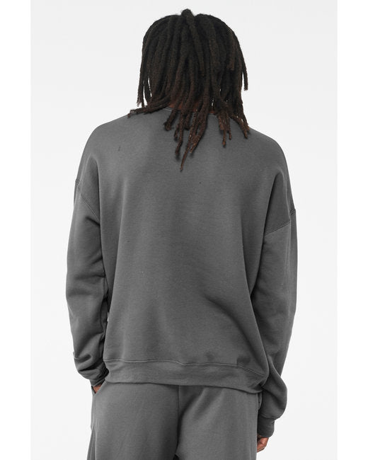 Bella + Canvas Unisex Drop Shoulder Fleece Crew Sweatshirts
