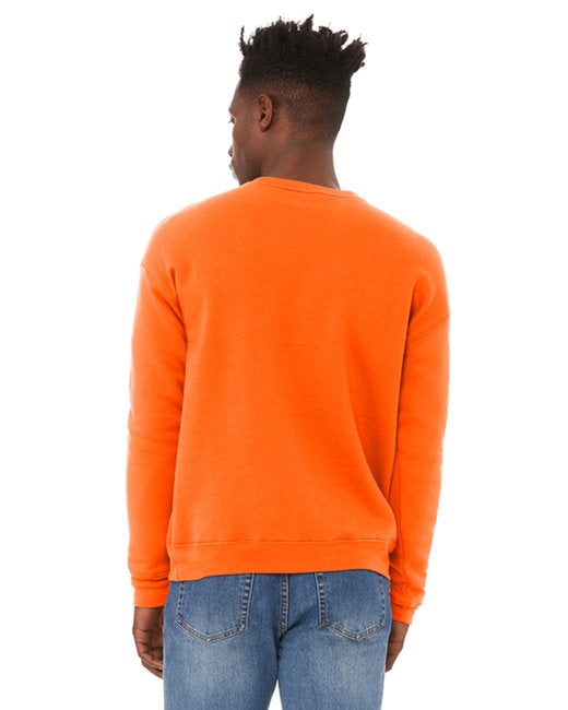Bella + Canvas Unisex Drop Shoulder Fleece Crew Sweatshirts