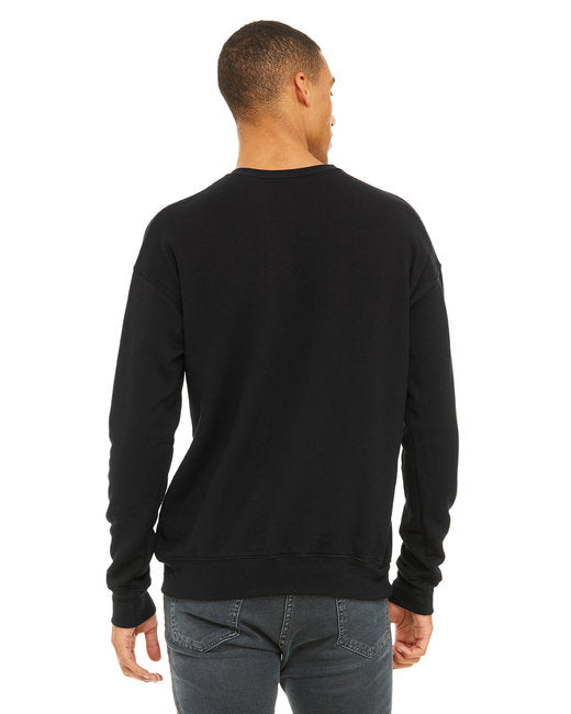 Bella + Canvas Unisex Drop Shoulder Fleece Crew Sweatshirts