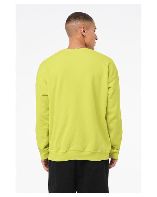 Bella + Canvas Unisex Drop Shoulder Fleece Crew Sweatshirts