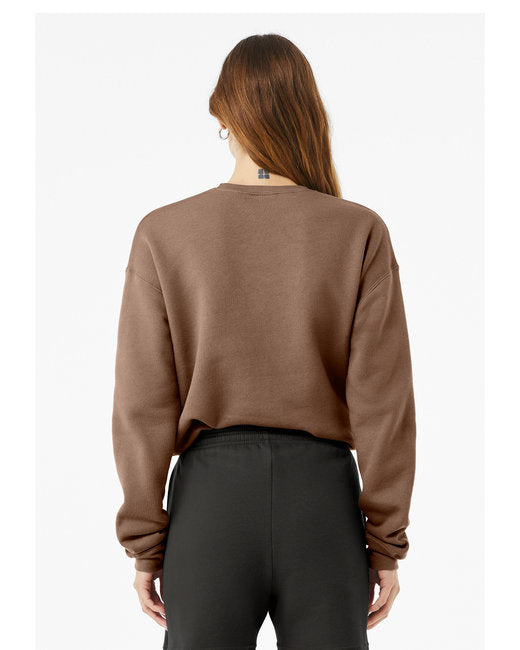 Bella + Canvas Unisex Drop Shoulder Fleece Crew Sweatshirts