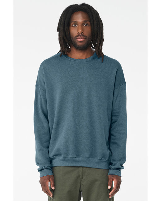 Bella + Canvas Unisex Drop Shoulder Fleece Crew Sweatshirts
