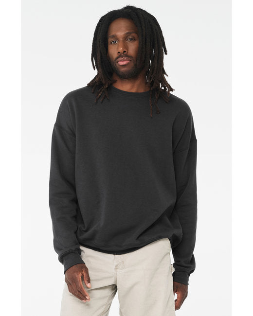 Bella + Canvas Unisex Drop Shoulder Fleece Crew Sweatshirts