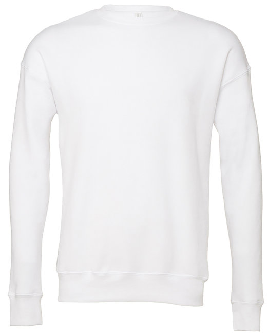 Bella + Canvas Unisex Drop Shoulder Fleece Crew Sweatshirts