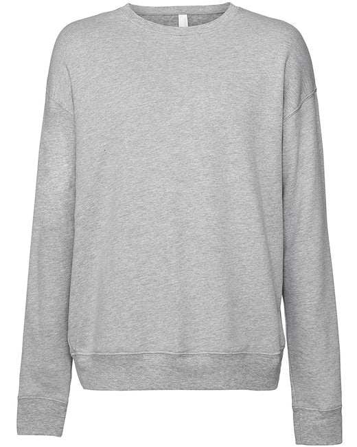 Bella + Canvas Unisex Drop Shoulder Fleece Crew Sweatshirts