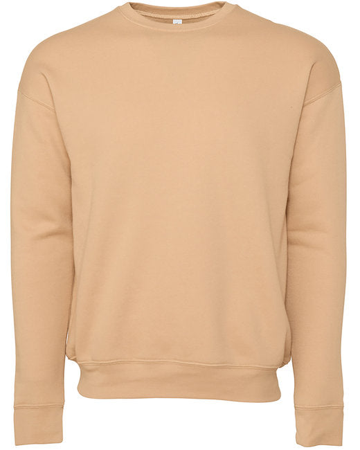 Bella + Canvas Unisex Drop Shoulder Fleece Crew Sweatshirts