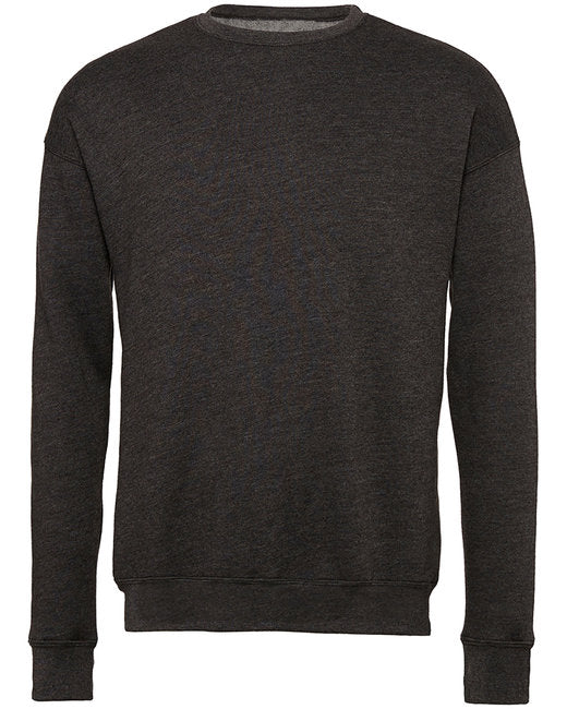 Bella + Canvas Unisex Drop Shoulder Fleece Crew Sweatshirts