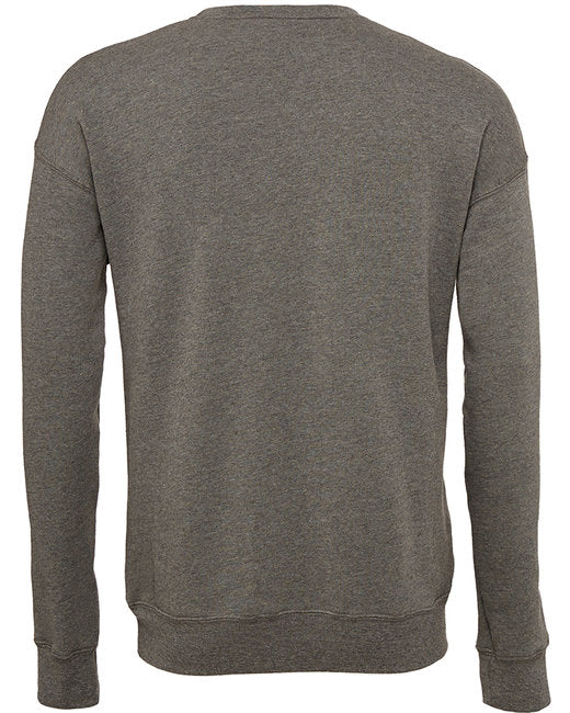 Bella + Canvas Unisex Drop Shoulder Fleece Crew Sweatshirts