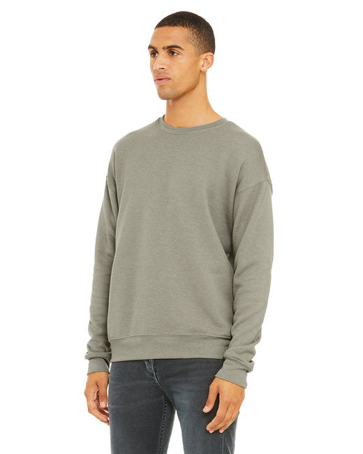 Bella + Canvas Unisex Drop Shoulder Fleece Crew Sweatshirts