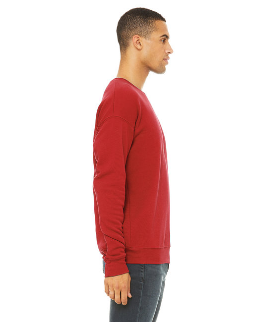 Bella + Canvas Unisex Drop Shoulder Fleece Crew Sweatshirts