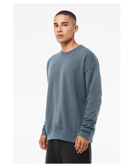 Bella + Canvas Unisex Drop Shoulder Fleece Crew Sweatshirts