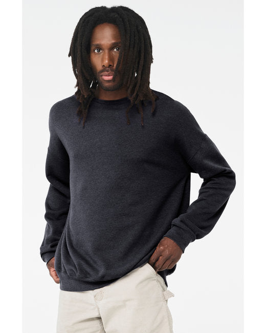 Bella + Canvas Unisex Drop Shoulder Fleece Crew Sweatshirts