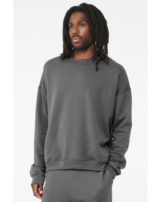 Bella + Canvas Unisex Drop Shoulder Fleece Crew Sweatshirts