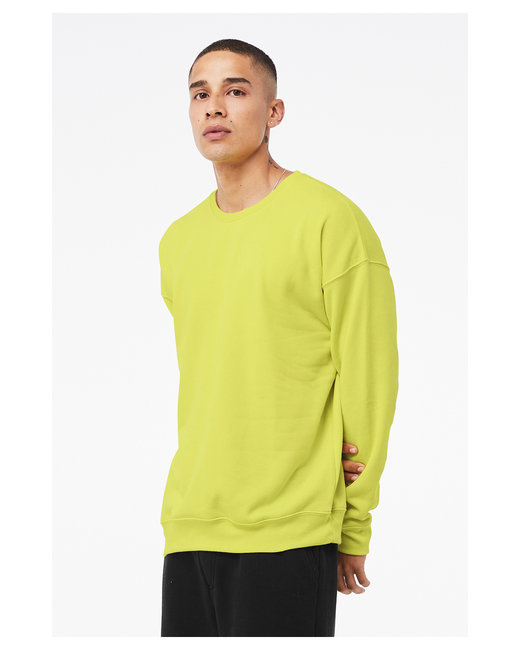 Bella + Canvas Unisex Drop Shoulder Fleece Crew Sweatshirts