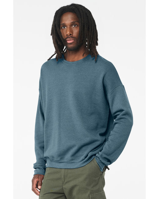 Bella + Canvas Unisex Drop Shoulder Fleece Crew Sweatshirts