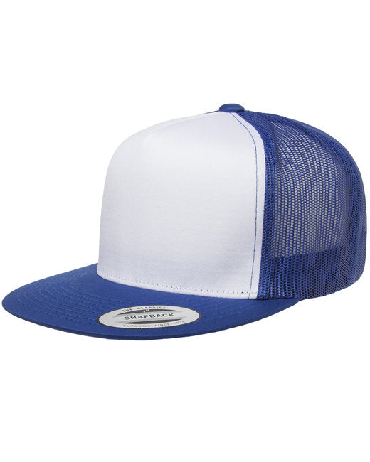 Yupoong Adult Classic Trucker with White Front Panel Cap