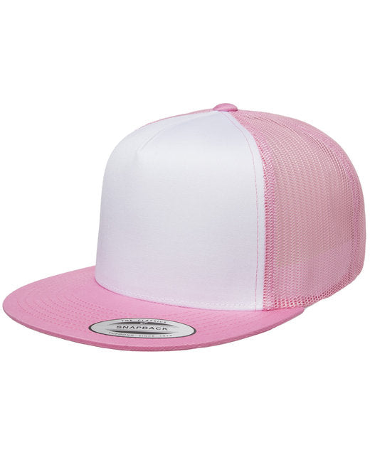 Yupoong Adult Classic Trucker with White Front Panel Cap