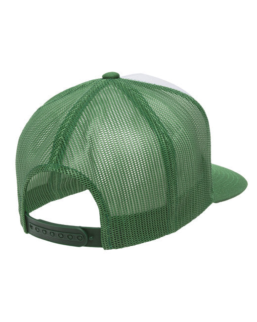 Yupoong Adult Classic Trucker with White Front Panel Cap