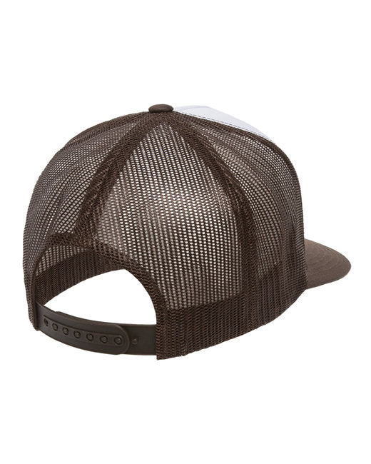 Yupoong Adult Classic Trucker with White Front Panel Cap