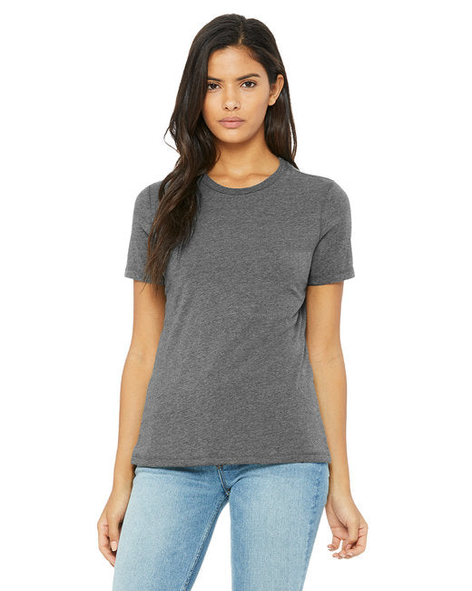 Bella + Canvas Ladies' Relaxed Heather CVC Short-Sleeve T-Shirt