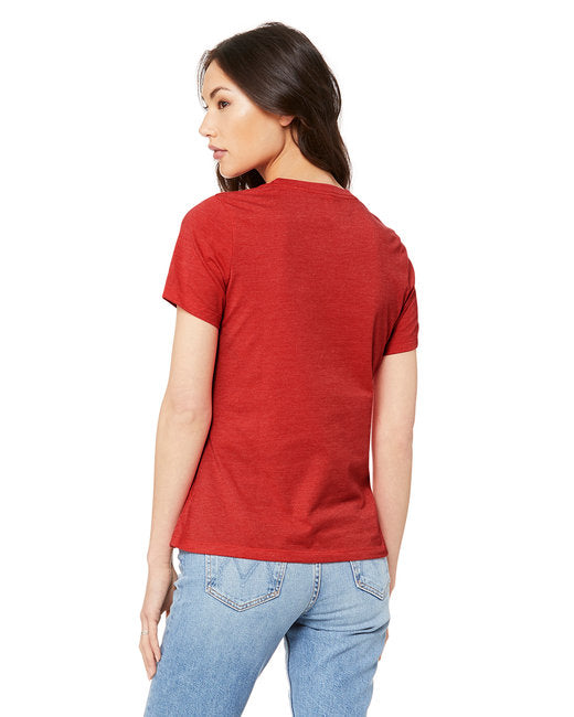 Bella + Canvas Ladies' Relaxed Heather CVC Short-Sleeve T-Shirt