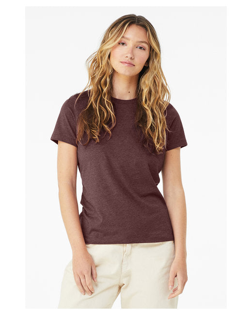 Bella + Canvas Ladies' Relaxed Heather CVC Short-Sleeve T-Shirt