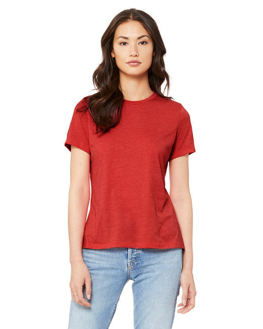 Bella + Canvas Ladies' Relaxed Heather CVC Short-Sleeve T-Shirt