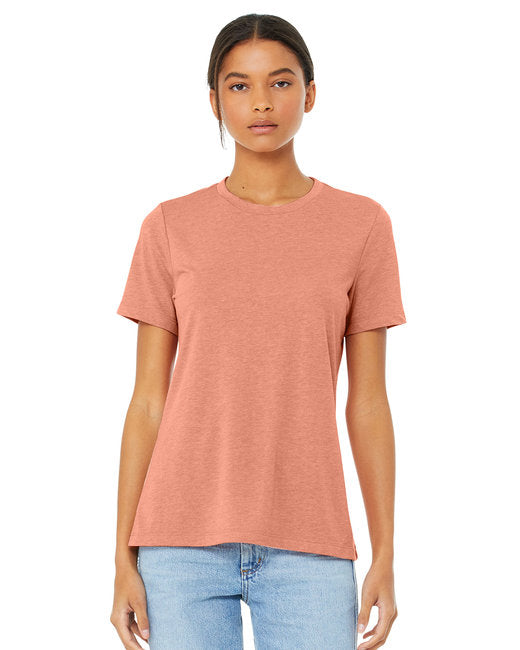 Bella + Canvas Ladies' Relaxed Heather CVC Short-Sleeve T-Shirt